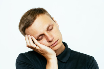 Fototapeta premium Sleep. Man