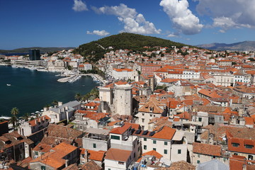 Naklejka na ściany i meble Croatia views and city of Split