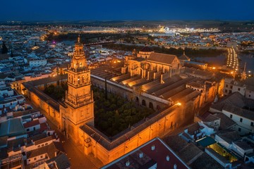 The Mosque–Cathedral of Córdoba aerial view