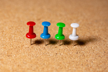 push pins for cork board, notifications, remembering, and posts