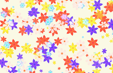 decorative colored flower background