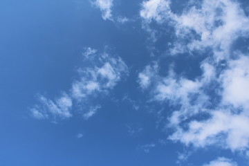 Spring Cloudy Sky with sun