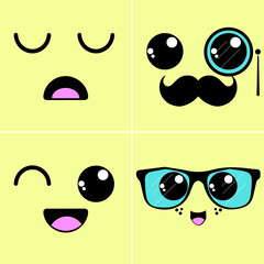 Kawaii faces