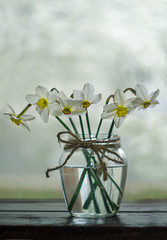  bouquet of white daffodils