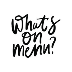 Funny food quotes. Hand lettering illustration for your design