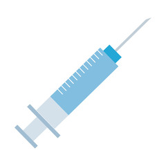injection syringe flat style icon