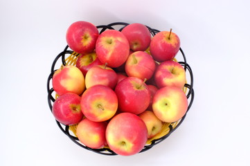 New Zealand apple on background