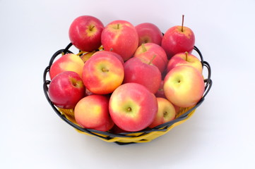 New Zealand apple on white background