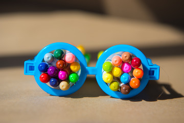 Colored soft-tip pen