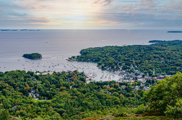 Rock Port Maine USA Harbour