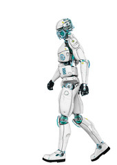 test machine in a normal walking