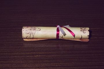 beautiful old scroll