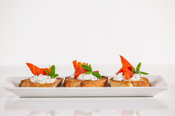 Dramatic Close up toilet paper supply