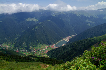 Fototapeta na wymiar Uzungol view in summer
