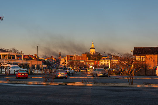 Smoke Of The Fire Incident At The Car Dealer 