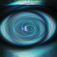 abstract blue eye background