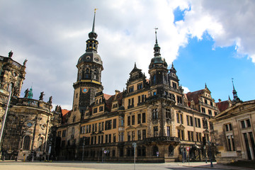 Fototapeta na wymiar Impressions of the old town in Dresden, Germany