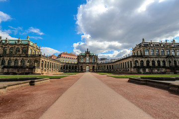 Impressions of the old town in Dresden, Germany