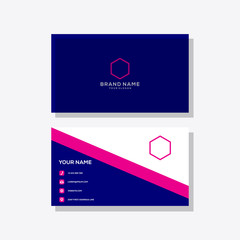modern business card template vector design
