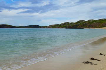 Oldshoremore Bucht in  Schottland