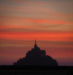 Obraz premium Mont Saint-Michel Normandy, France