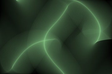 Abstract Green Lines Background