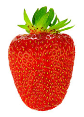 Strawberry isolated on white background.
