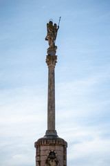 Triumph of saint Raphael monument in C&oacute;rdoba, Spain