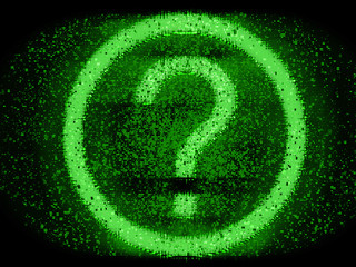 Computer question mark icon
