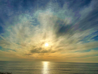 Obraz premium sunset over the sea