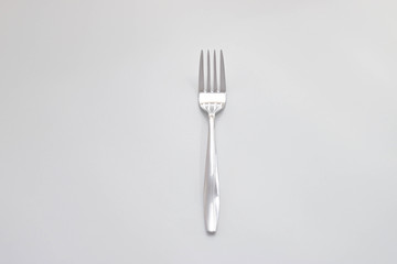 fork on a white background