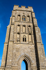 St. Michaels Tower on Glastonbury Tor in Somerset, UK