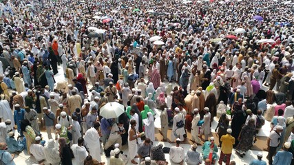 MECCA, SAUDI ARABIA,  August 2019 - Muslim pilgrims from all over the world gathered to perform...
