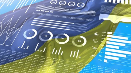 Ukraine. Statistics, infographics, financial market data - Powered by Adobe
