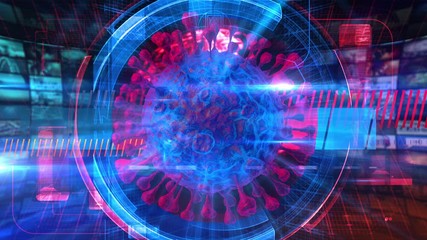 Coronavirus - Media TV Animation Graphic Title