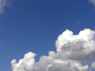 Clouds and blue sky