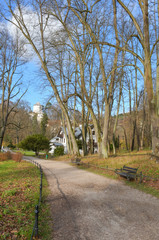 Ruin Of Ojców Castle In Kraków, Poland. Ojców Castle Was Used As A Stronghold That Built By Casimir III The Great In The Second Half Of The Fourteenth Century