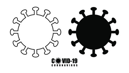 Coronavirus Icono vector ilustracion png COVID19 © SebTec Creativo