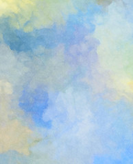 Watercolor painted background. Abstract Illustration wallpaper. Brush stroked painting. 2D Illustration.