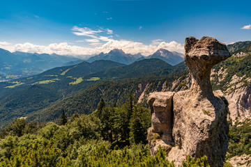 Obraz na płótnie Canvas Fantastic hike in the Berchtesgaden Alps