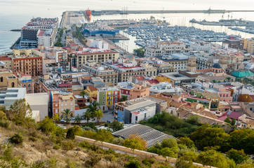 Alicante city view, Spain