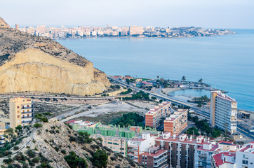 Fototapeta premium Alicante city view, Spain