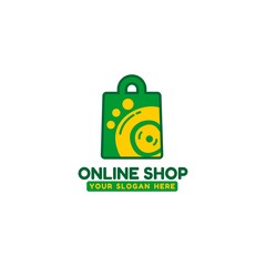 Simple Online Shop Logo Template