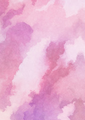 Watercolor painted background. Abstract Illustration wallpaper. Brush stroked painting. 2D Illustration.