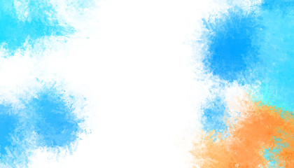 Brushed Painted Abstract Background. Brush stroked painting. Strokes of paint. 2D Illustration.