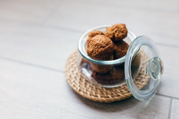 cup of coffee and cookies