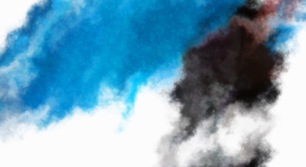 Watercolor painted background. Abstract Illustration wallpaper. Brush stroked painting. 2D Illustration.