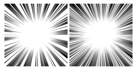 集中線　背景素材