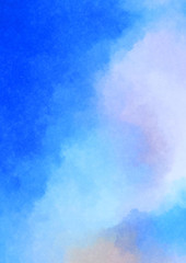 Watercolor painted background. Abstract Illustration wallpaper. Brush stroked painting. 2D Illustration.