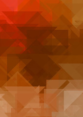 Overlapping design with triangles background. Abstract geometric wallpaper. Geometrical colorful triangular shapes.